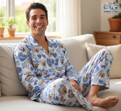 Personalized Custom Photo Dog & Cat Face Pajamas Set - Gift For Pet Owners, Pet Lovers