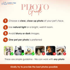 Custom Pet Poster & Canvas Wall Art | Personalized Dog Cat Portrait Print | Pet Memorial Gift for Pet Lovers