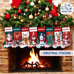 Personalized Christmas Stocking – Custom Name & Photo Holiday Gift for Kids, Family & Pet Lovers