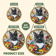 Custom Pet Portrait Stained Glass Suncatcher