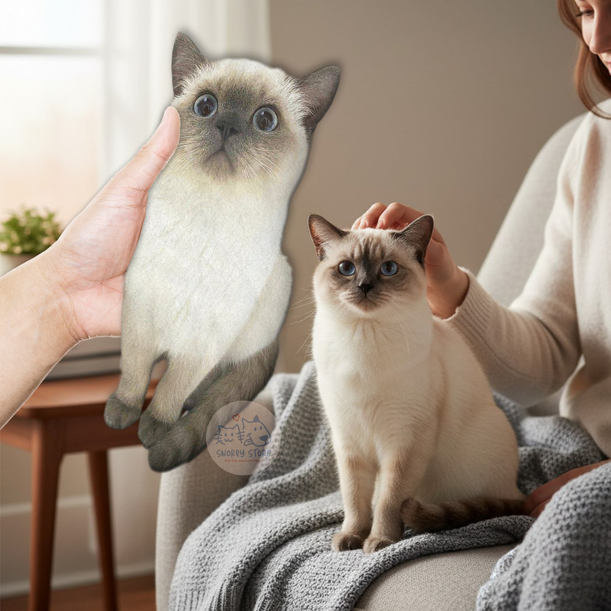 Funny Pet Cat Dog Ugly Plush Pillow