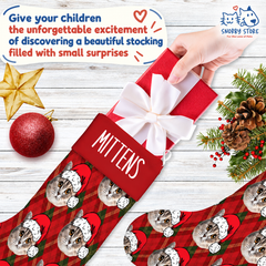 Personalized Christmas Stocking – Custom Name & Photo Holiday Gift for Kids, Family & Pet Lovers