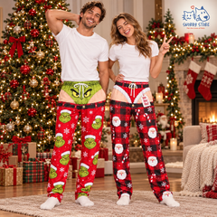 Custom Funny Pajama Pants - Personalized Christmas Birthday Gifts For Wife, Daughter, Besties, Sisters, Granddaughter, Grandma, Mom, Yourself - Too Cozy To Care