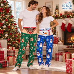Custom Funny Pajama Pants - Personalized Christmas Birthday Gifts For Wife, Daughter, Besties, Sisters, Granddaughter, Grandma, Mom, Yourself - Too Cozy To Care