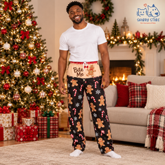Custom Funny Pajama Pants - Personalized Christmas Birthday Gifts For Wife, Daughter, Besties, Sisters, Granddaughter, Grandma, Mom, Yourself - Too Cozy To Care