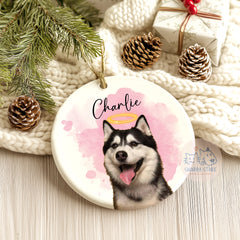 Personalized Pet Watercolor Ornament