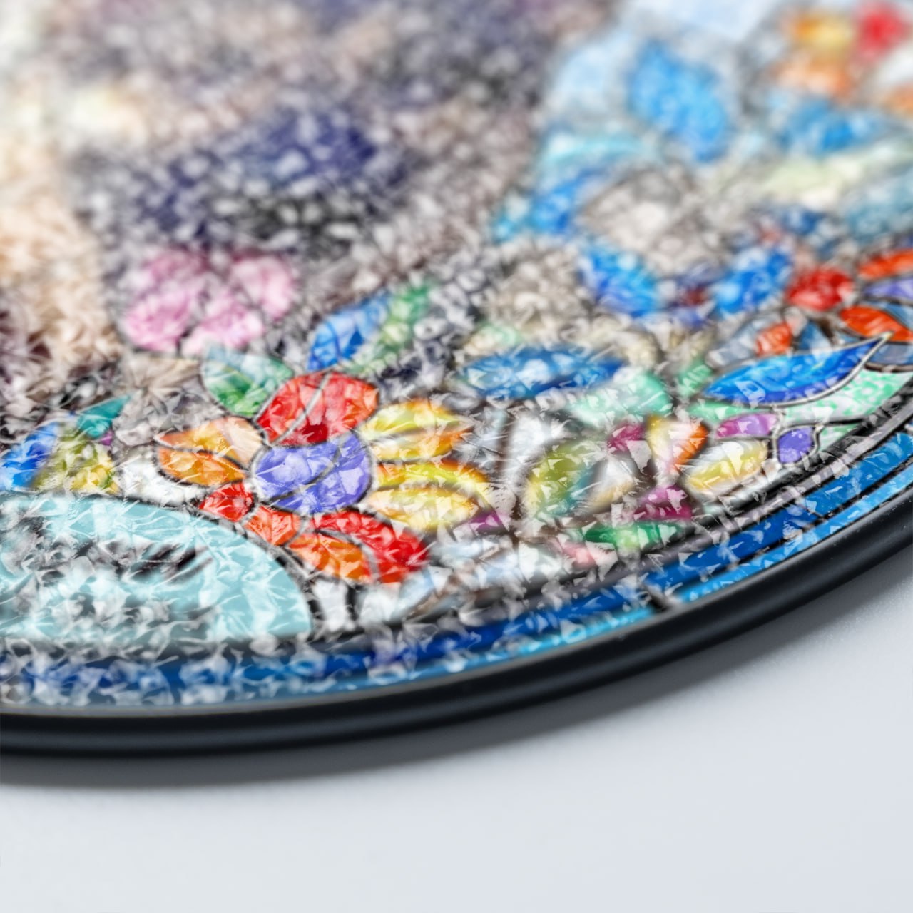 Custom Pet Portrait Stained Glass Suncatcher