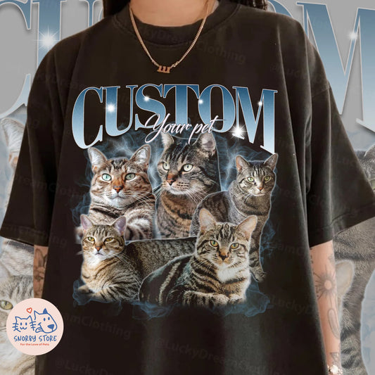 Custom Comfort Colors Vintage Pet Shirt - Pet Photo + Name
