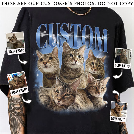 Custom Comfort Colors Vintage Pet Shirt - Pet Photo + Name