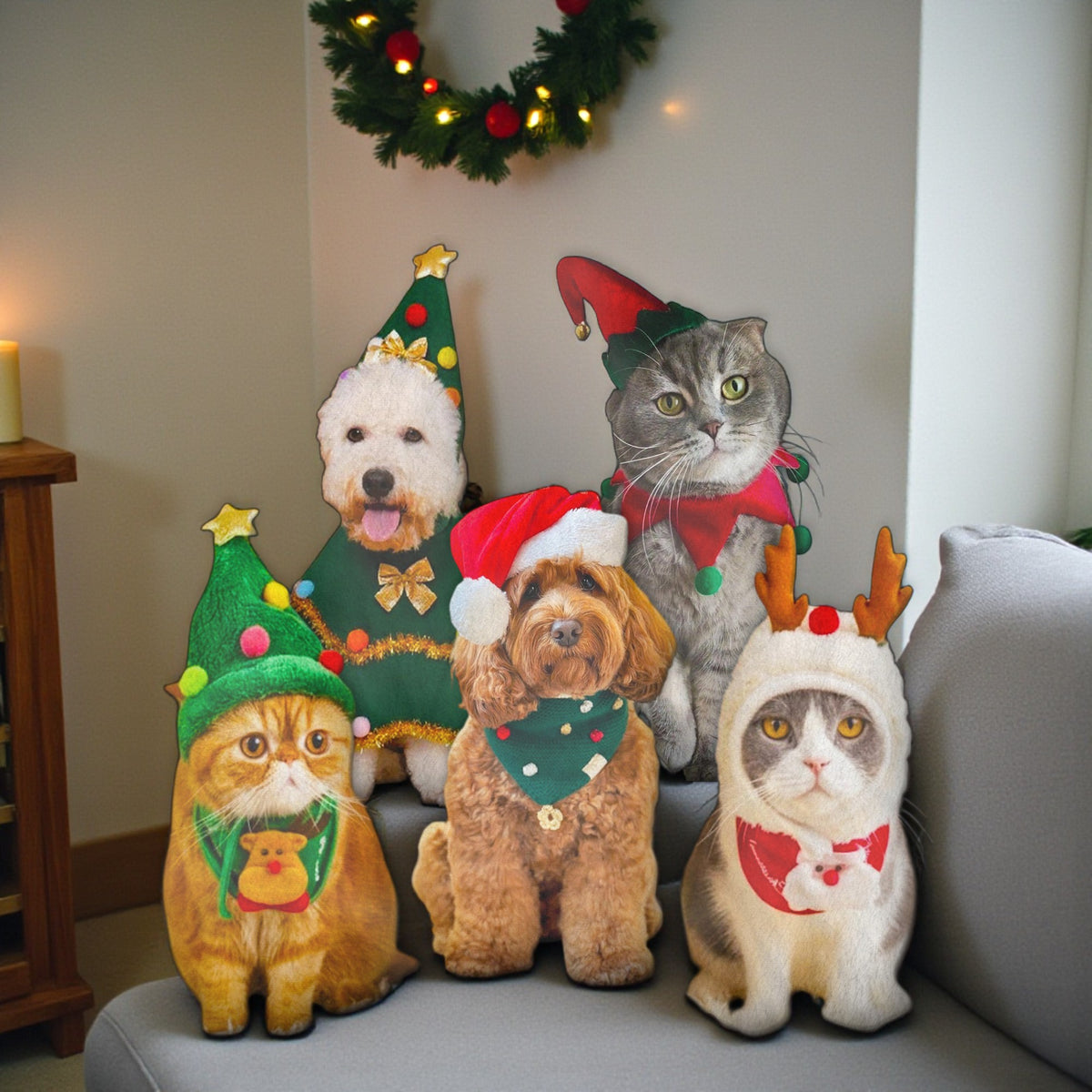 Funny Pet Cat Dog Ugly Plush Pillow